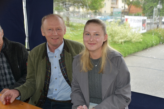 unser BGM Hans Jörg Kerschbaumer mit Tochter Julia