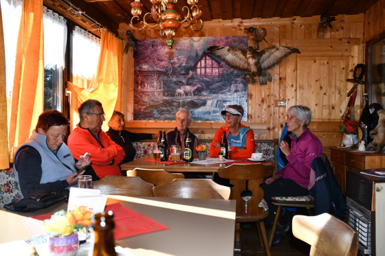 Einkehr in der Christebauer Hütte