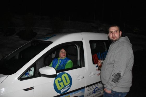 unsere treueste GO MOBIL Fahrerin Angelika - bei jeden Fest bringt sie die Gäste nach Hause