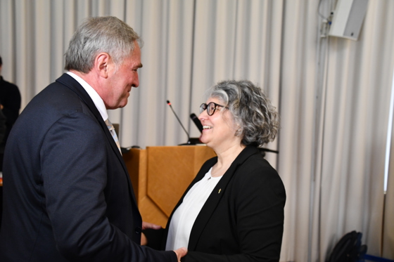 Gratulation vom Superintendenten - Manfred Sauer