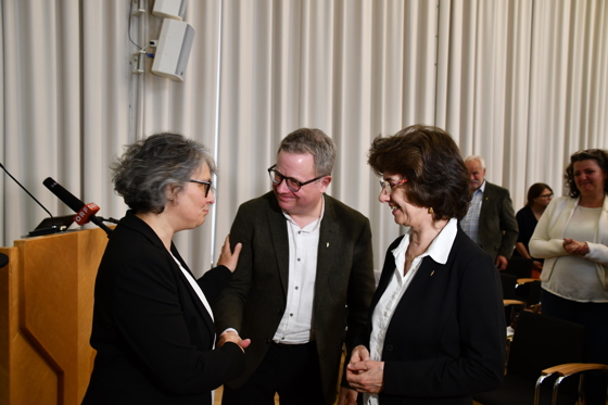 Andrea mit ihren Mitbewerbern