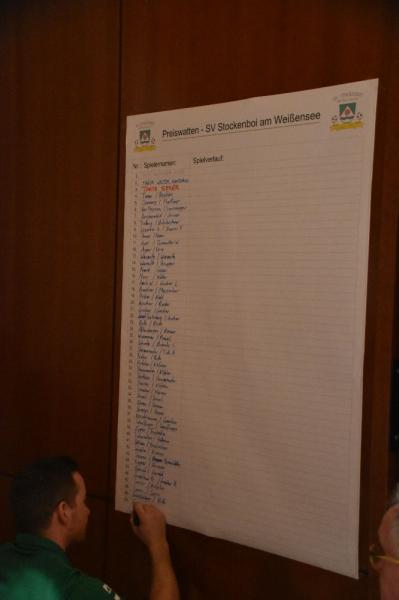 52 Paare, fast wär das Plakat zu klein gewesen