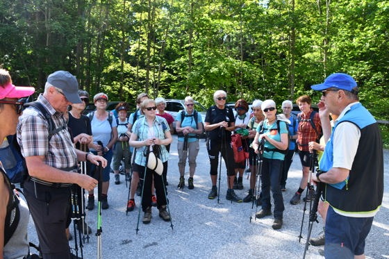 die Wanderung kann beginnen