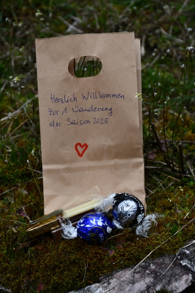Überraschungsgeschenk von der Wanderführerin - lecker