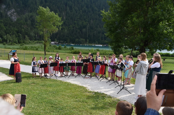 Auftritt der Musikschule Feistritz/Drau unter der Leitung von Fr. Katharina Winkler