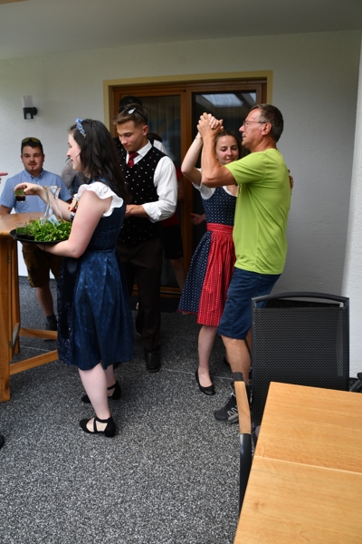 im Hause von FF Kommandant Volkmar Buchacher