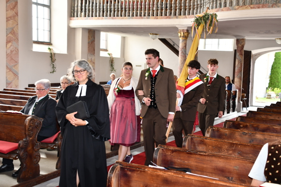 Einzug der Zech in die Zlaner Kirche