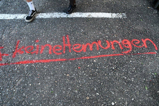 Abendunterhaltung kann beginnen im Festzelt am Weissensee Ostufer