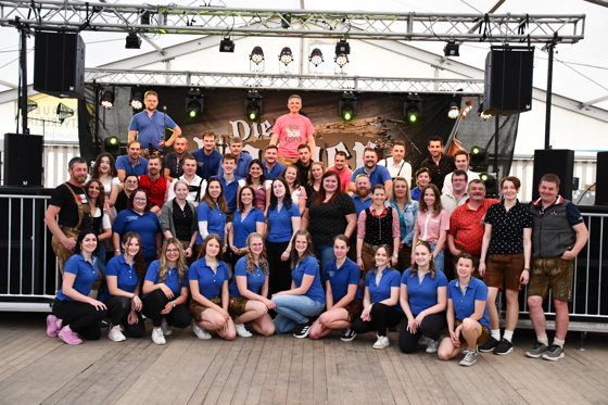 Arbeitsteam bei der Fest Veranstaltung